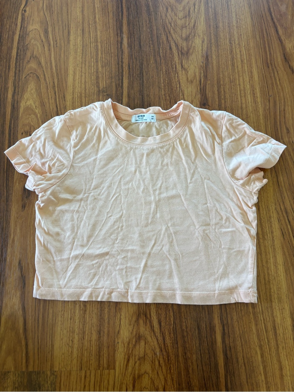 Cotton On Light Peach Crew Neck Tee